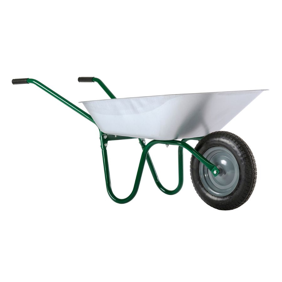 Brouette de premier prix de 80 Litres avec roue gonflée