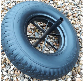 Brouette 90 litres châssis renforcé et pneu increvable