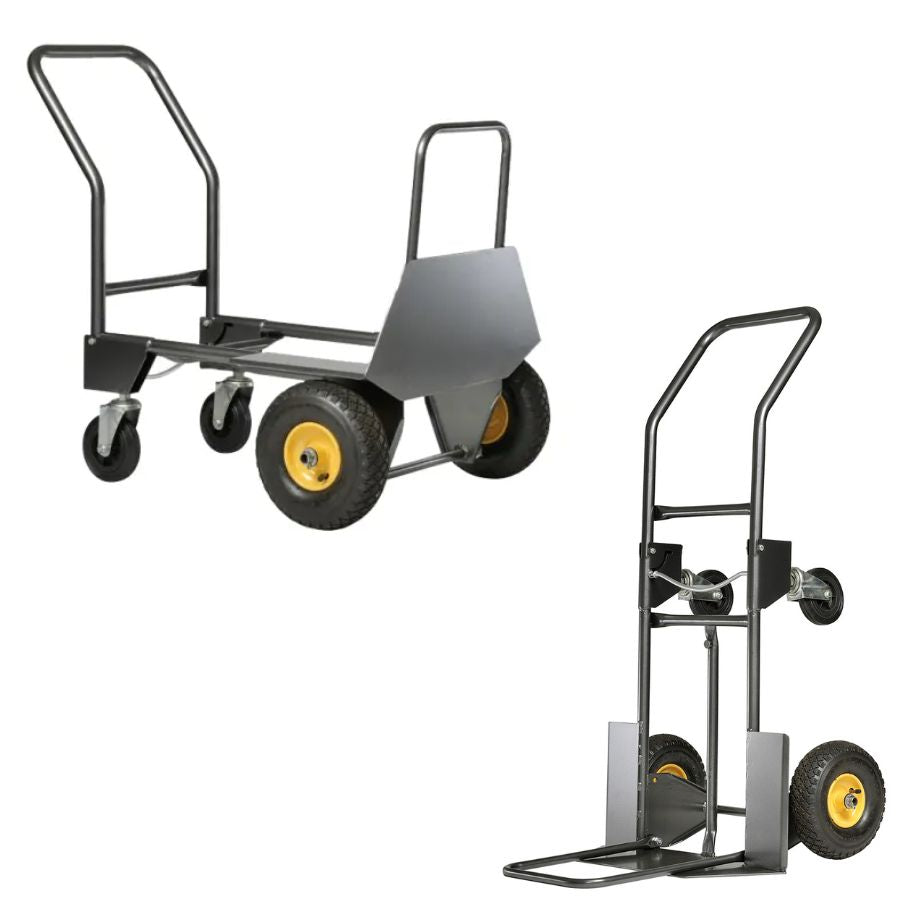 Chariot transformable en diable.
