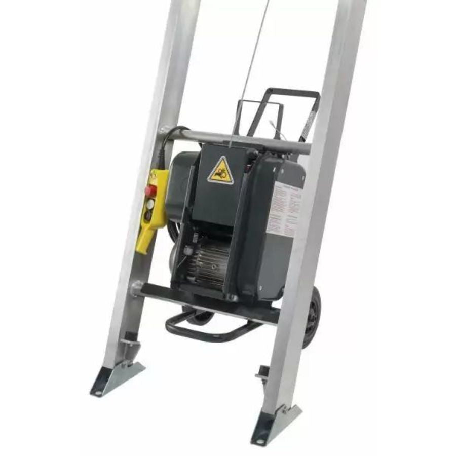 Monte-matériaux à échelles en aluminium (150kg - 15 m maxi)