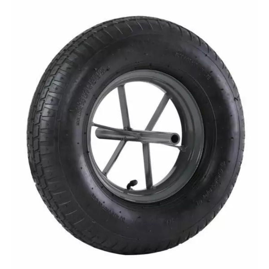 Roue brouette gonflable PF34 en pneu pavé