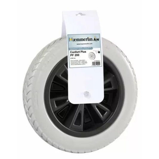 Roue brouette increvable PF 200 à jante en polypro