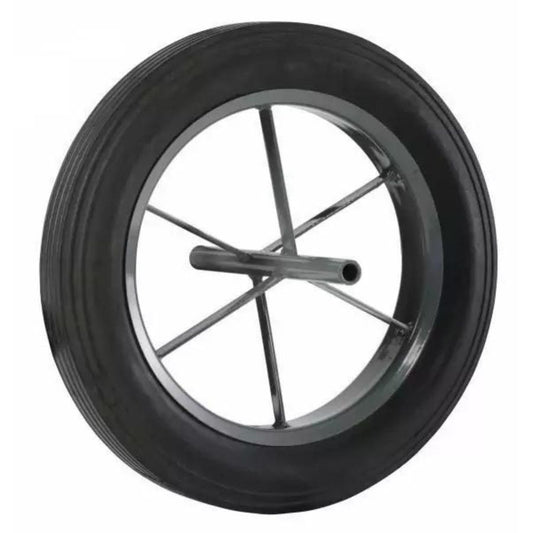 Roue brouette pleine avec coussinets plastiques PF145