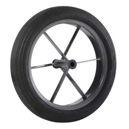 Roue brouette pleine avec jantes en métal à rayons PF139
