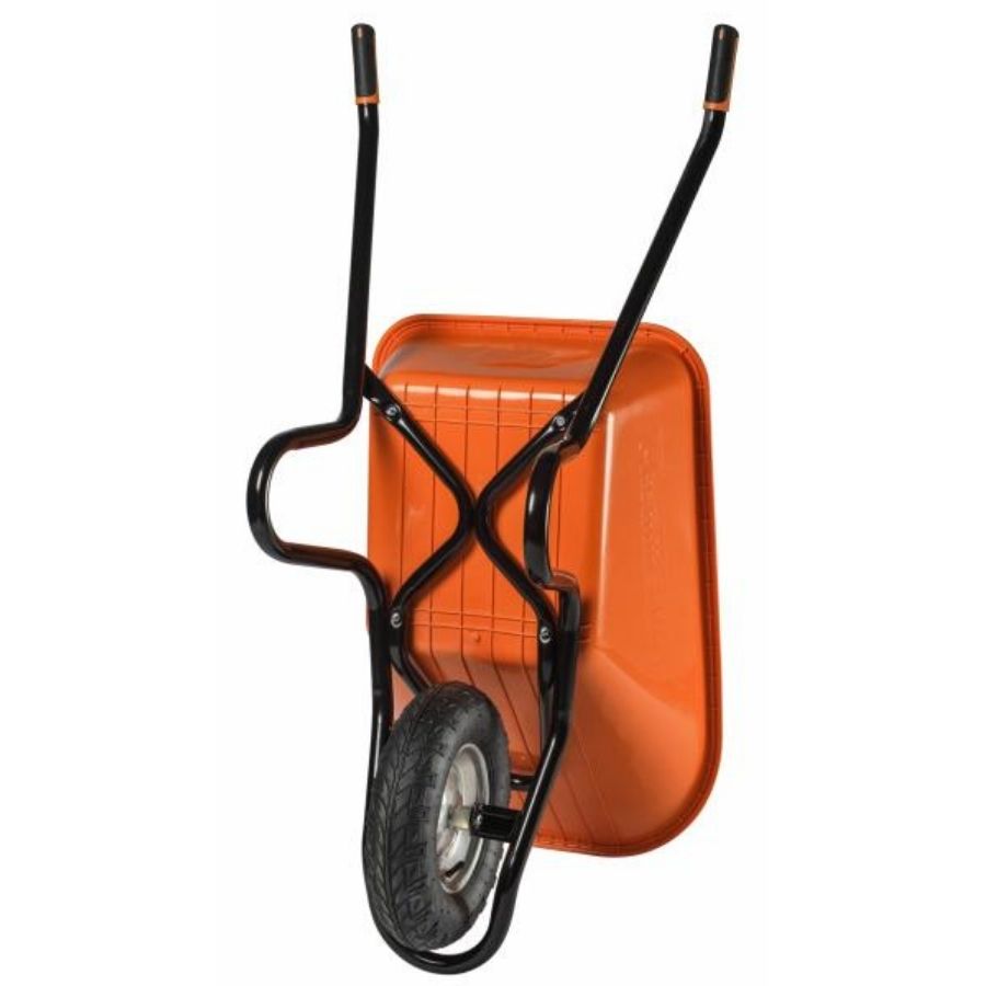 Brouette 120 litres maçonnerie et travaux très lourd roue gonflée