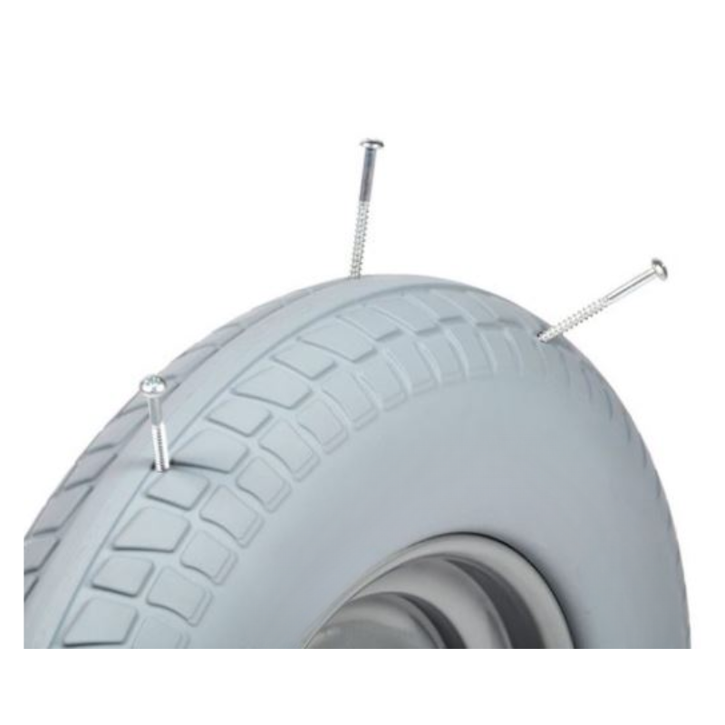 Brouette agricole avec roue increvable