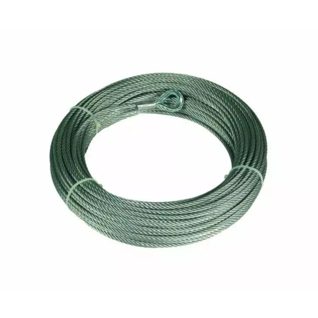 Câble de levage 45 m sur fond blanc