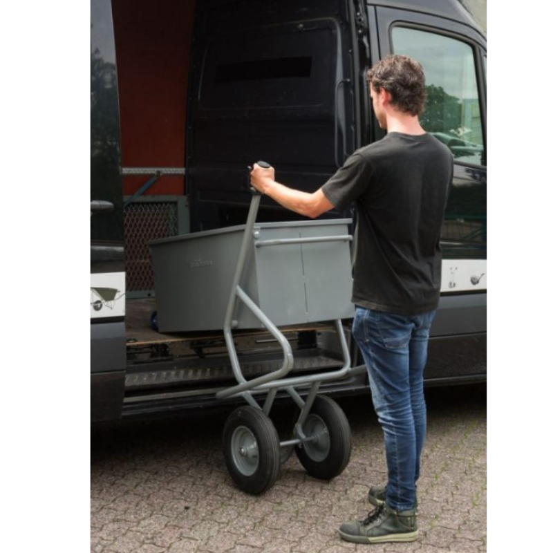 Caisse à outils inclinable sur 2 roues increvables