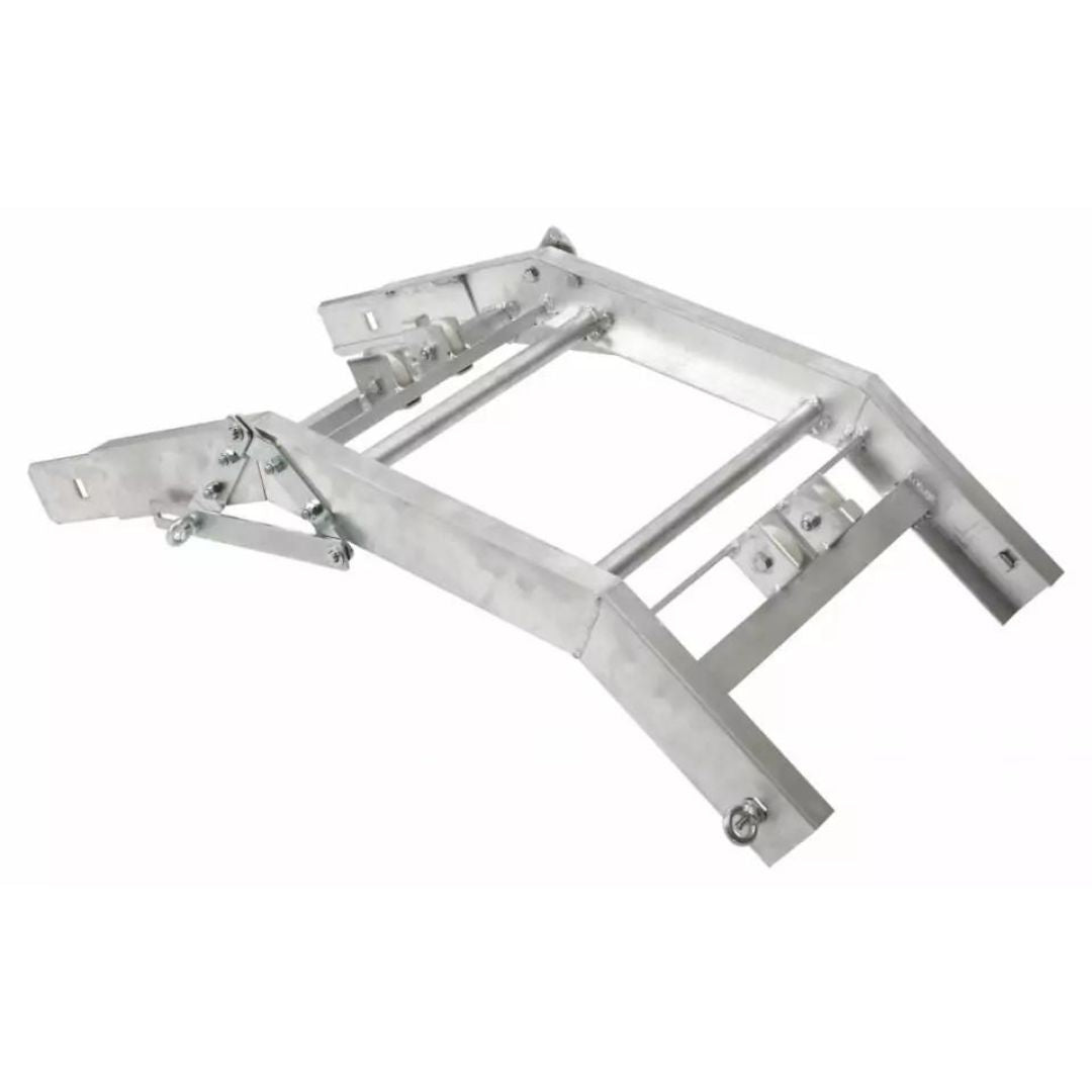 Genouillère 30-60° pour monte-matériaux Maxial Premium sur fond blanc