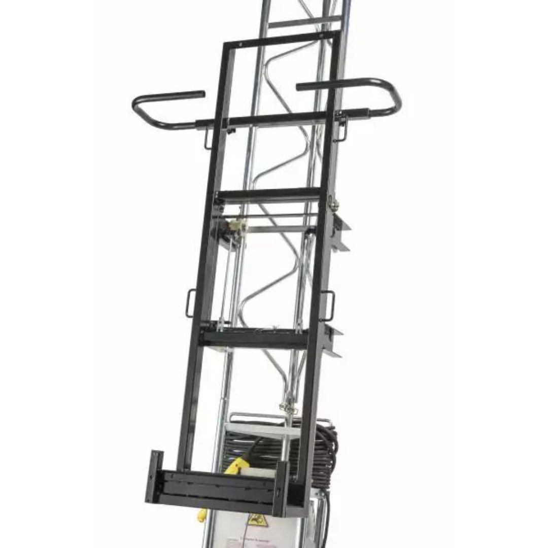 Cadre à plaques vertical pour monte matériaux