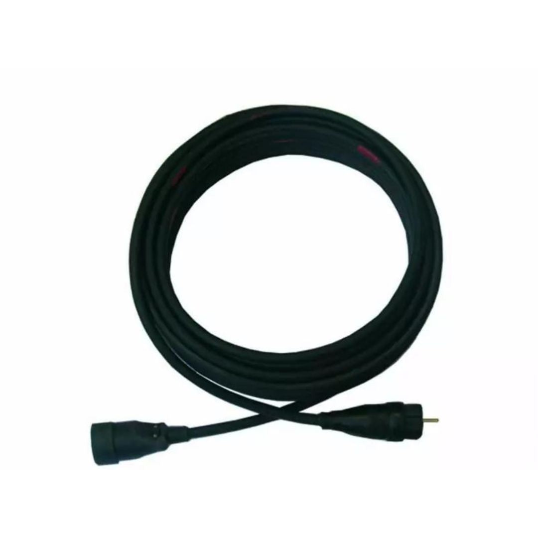 Prolongateur électrique d'alimentation 15 m sur fond blanc