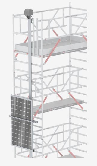 Système de levage modulaire pour panneau solaire Hauteur travail 4.20 m