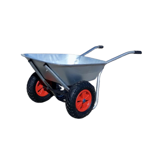 Brouette deux roues galva 100 litres