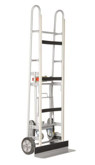 Diable de déménagement sur fond blanc